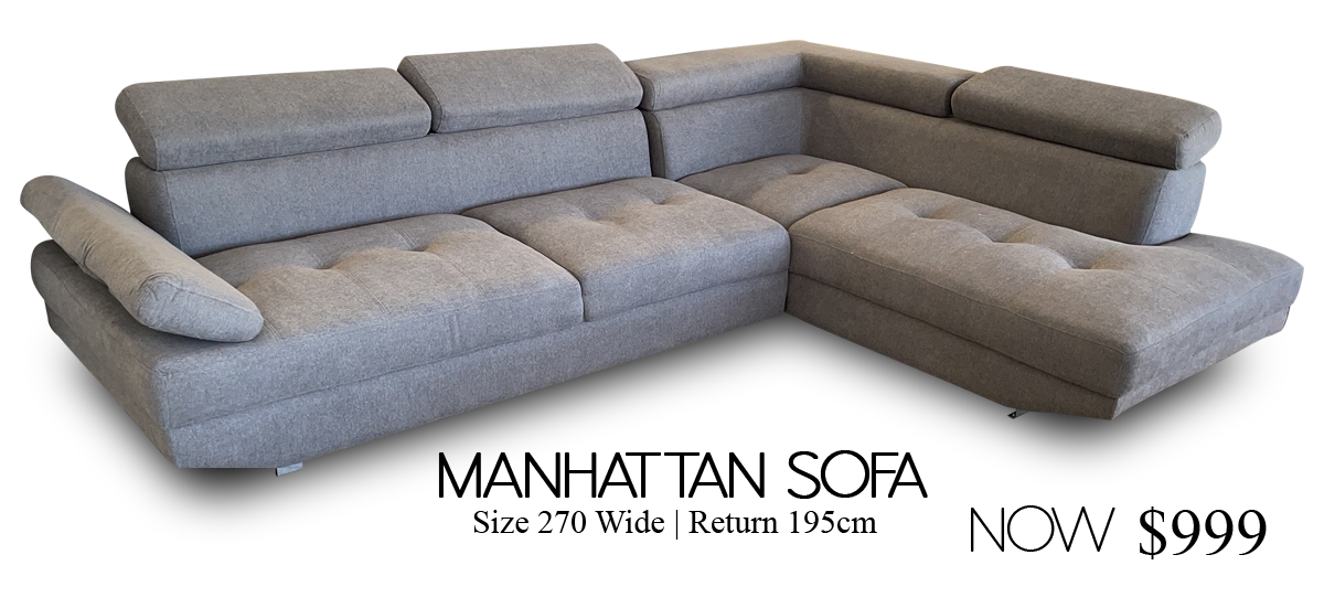 Manhattan Sofa Sadler's HOME Furniture Perth Australia